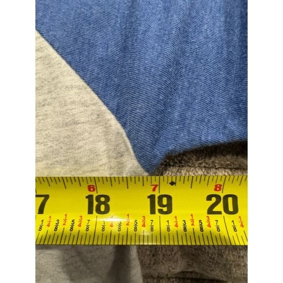 Next Level Apparel Women's Size Medium 3/4 Sleeves Maternity T-shirt Gray/Blue - Picture 4 of 4